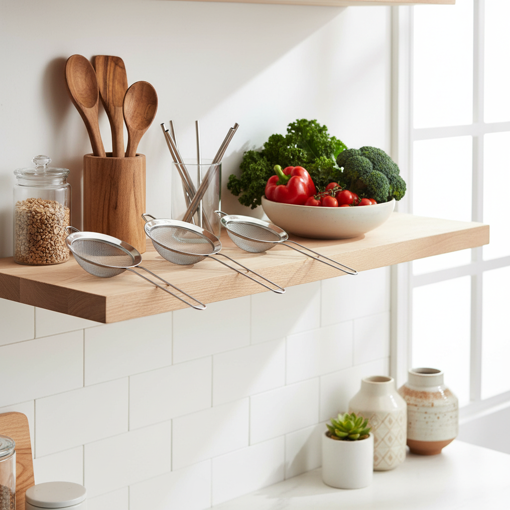 Kitchen shelf display