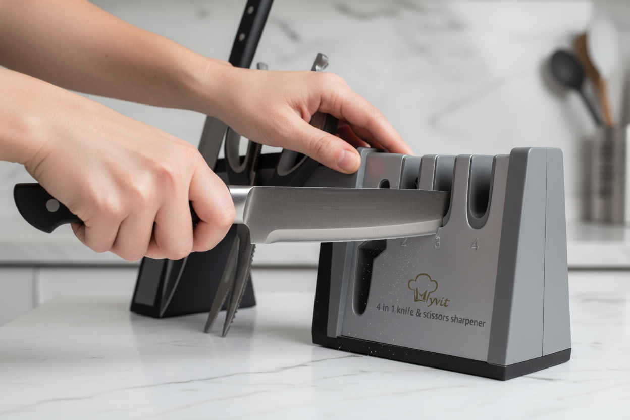 Knife Set - Sharpening Feature