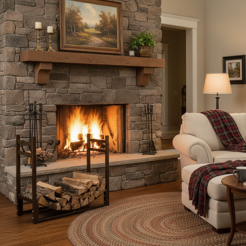 Living Room Fireplace