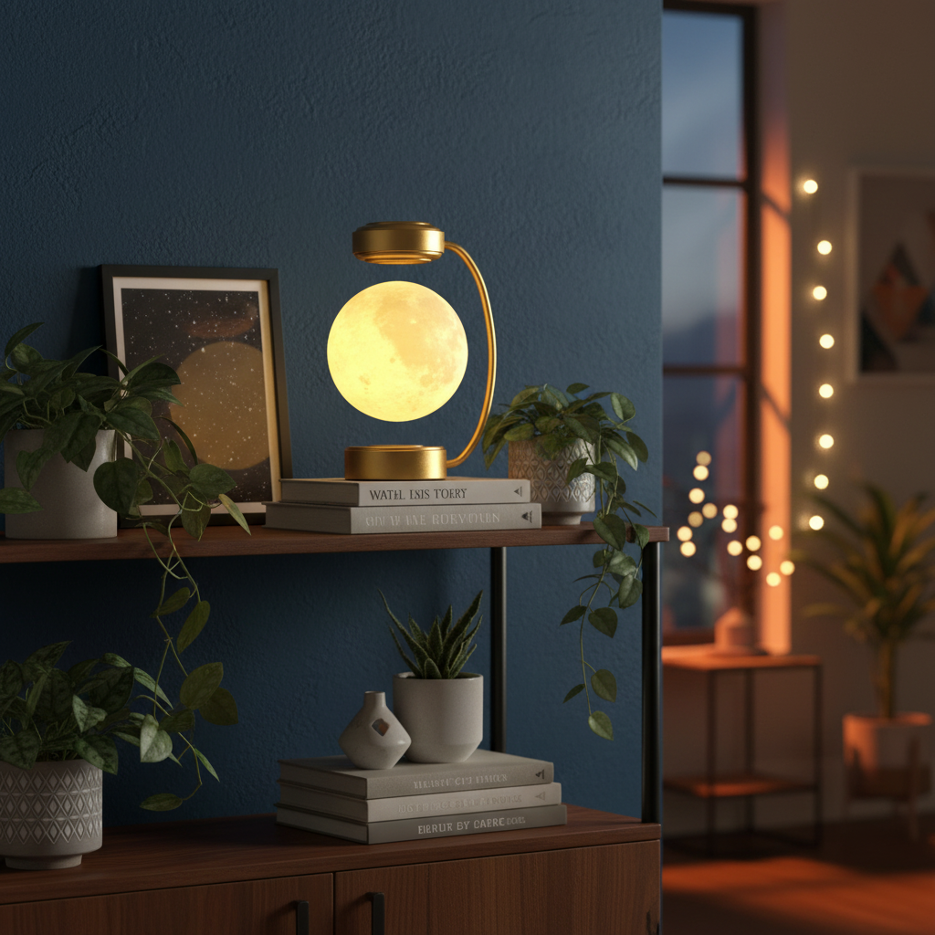 Living room shelf ambiance