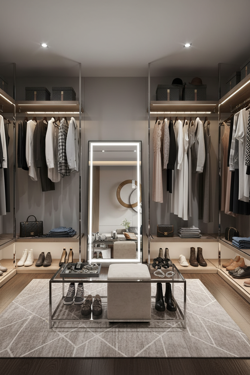 Luxury Closet Dressing Area