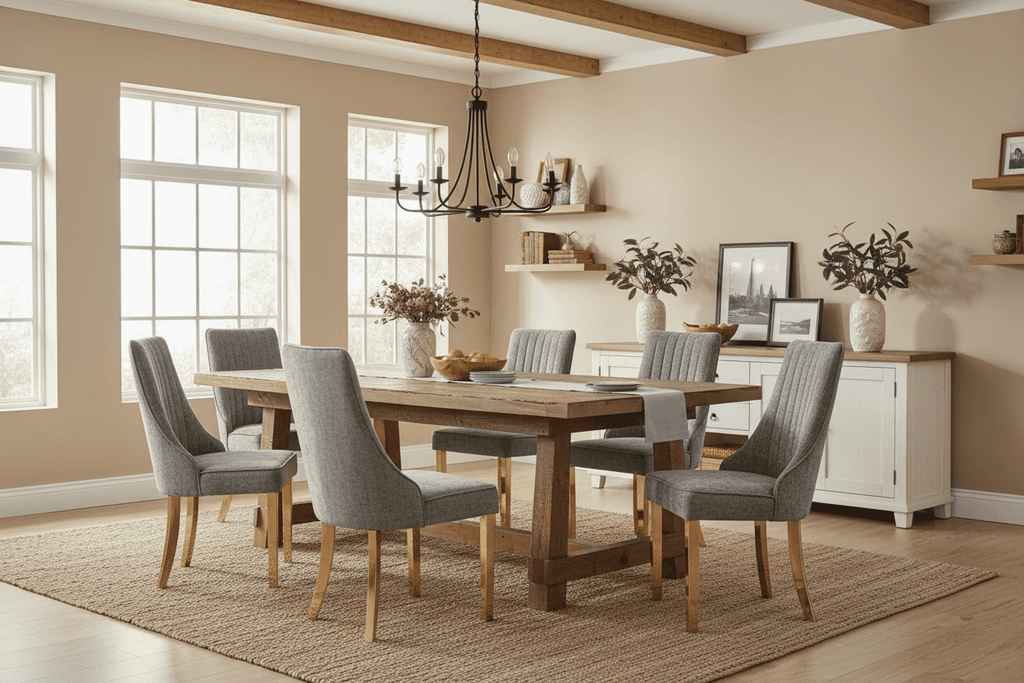 Rayon Cloth Chenille Dining Chairs