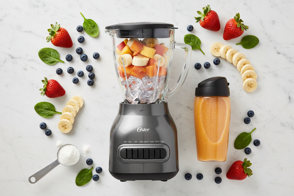 Overhead ingredients flat lay