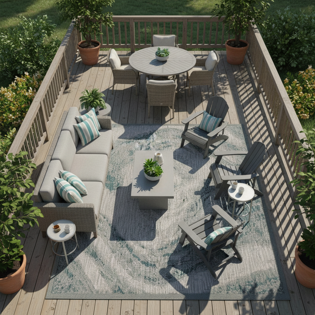 Overhead view showing full 8x11 size