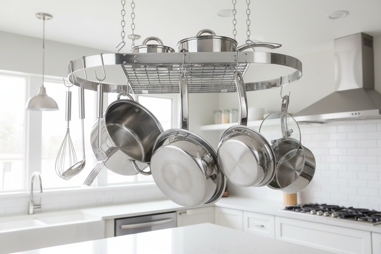 Overhead view showing organization