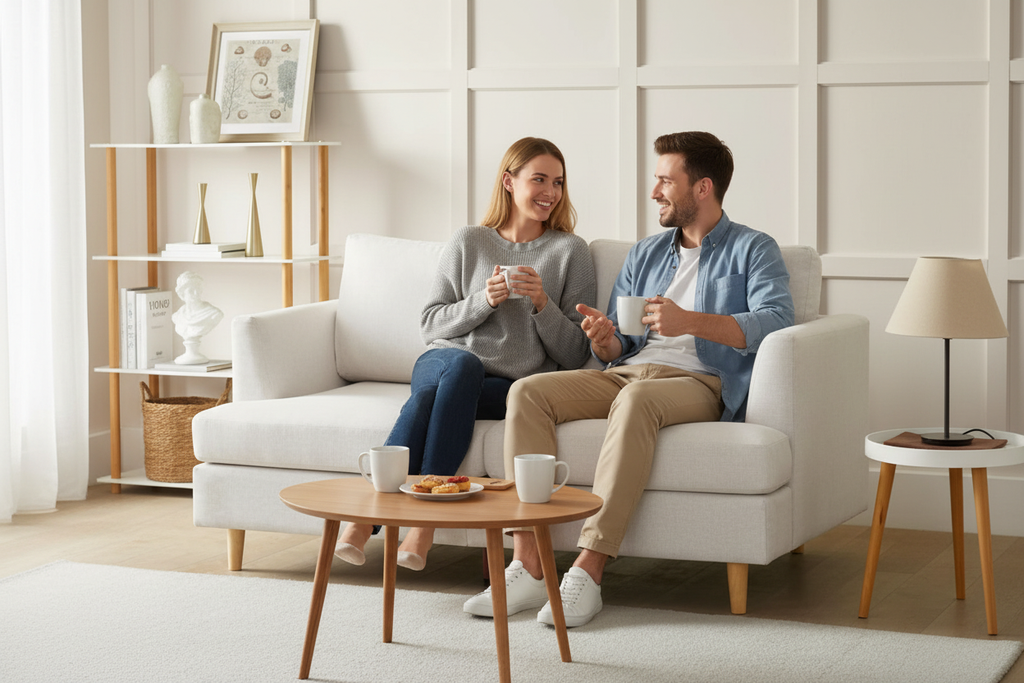 People Enjoying Coffee