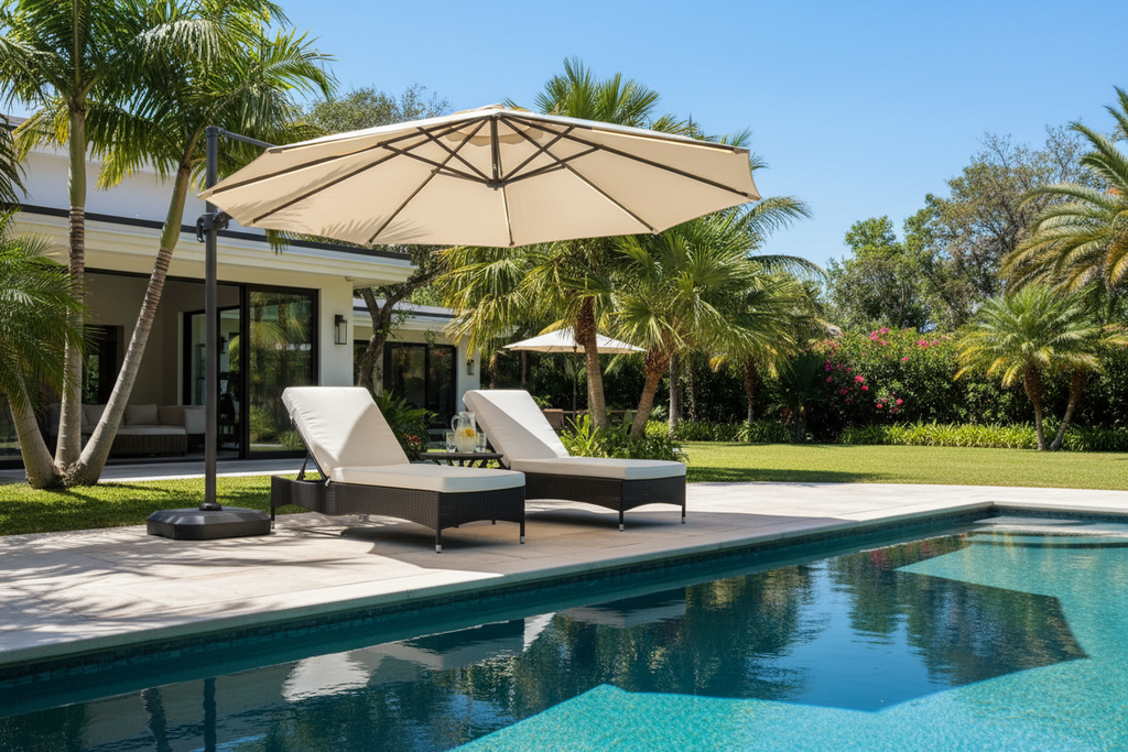 Poolside Lounge Area