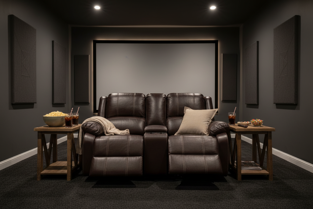 Recliner Loveseat - Movie Room
