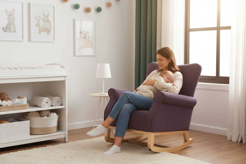 Rocking Chair - Baby Sleeping
