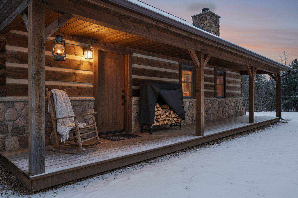 Rustic Cabin Porch