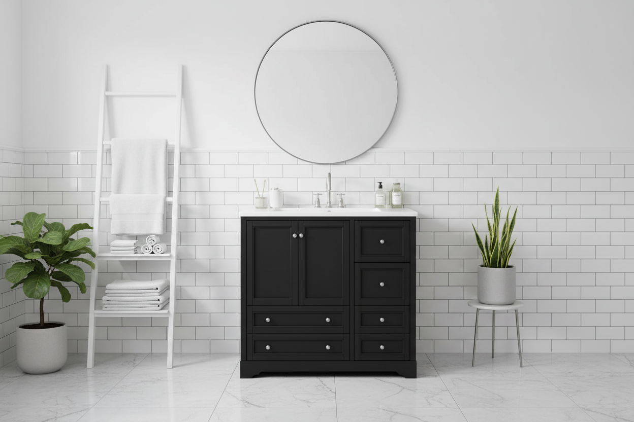 Serene monochrome design