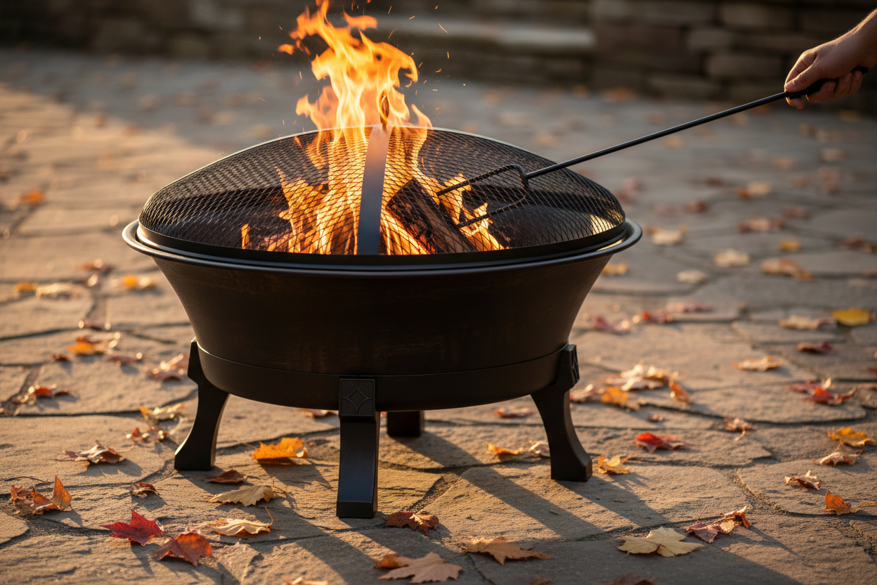 Side Angle Close-Up - Fire Management