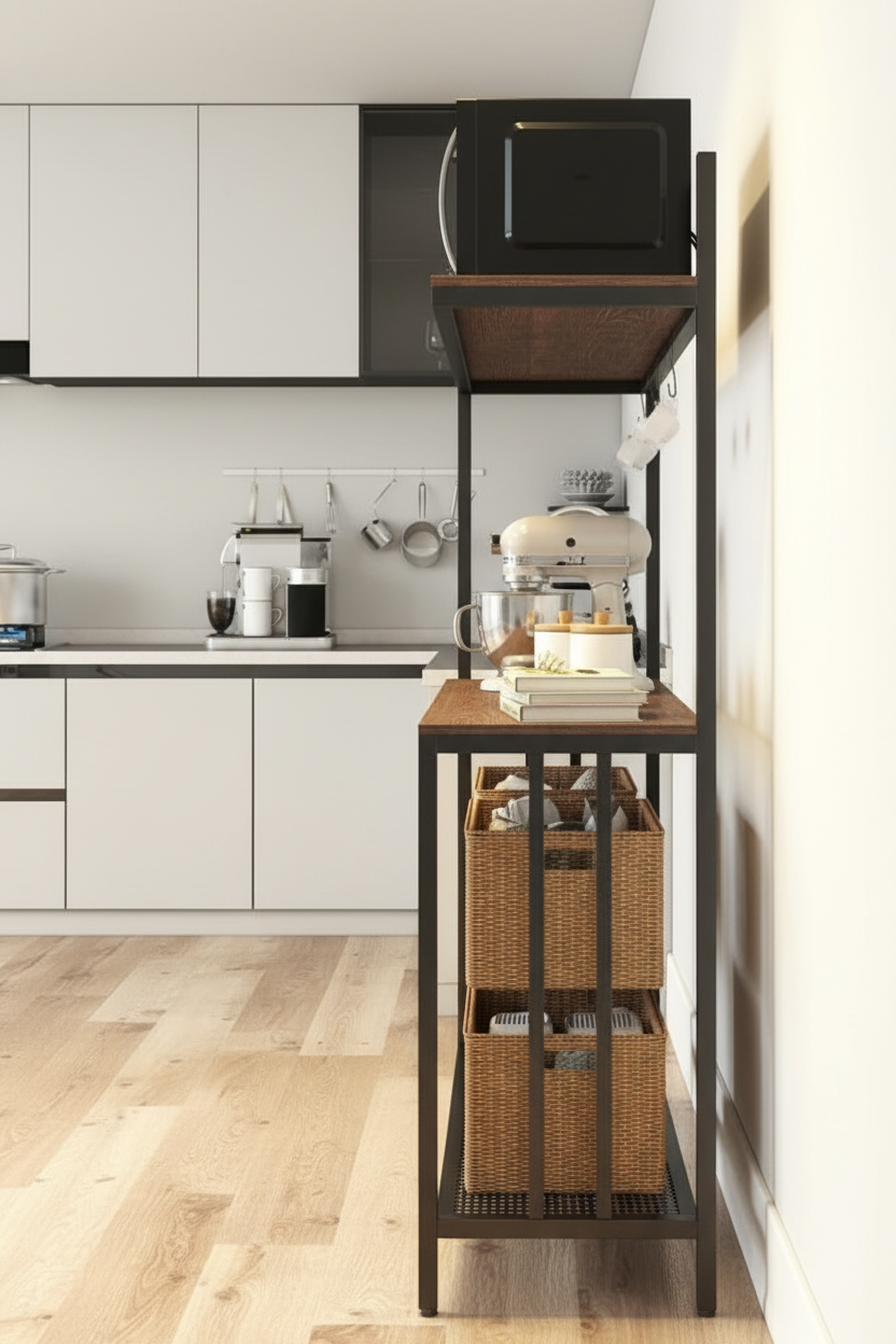 Side profile full height view