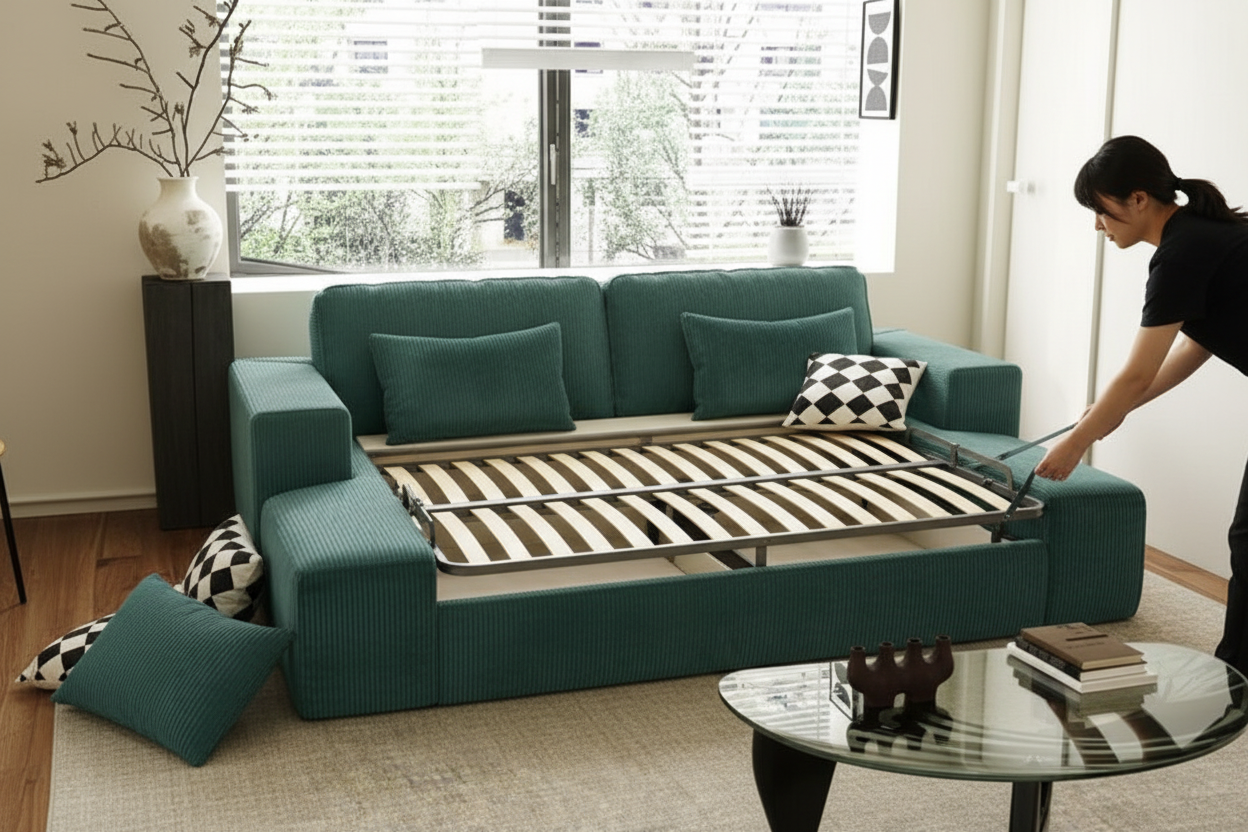 Sofa Bed - Transformation Process