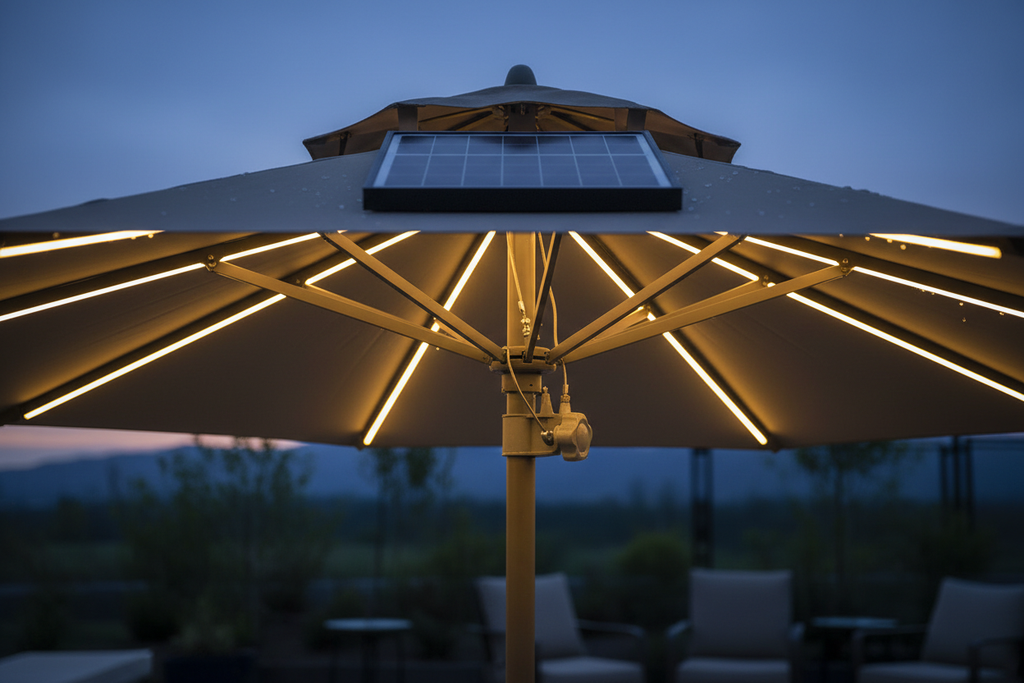 Solar Panel and LED Lights