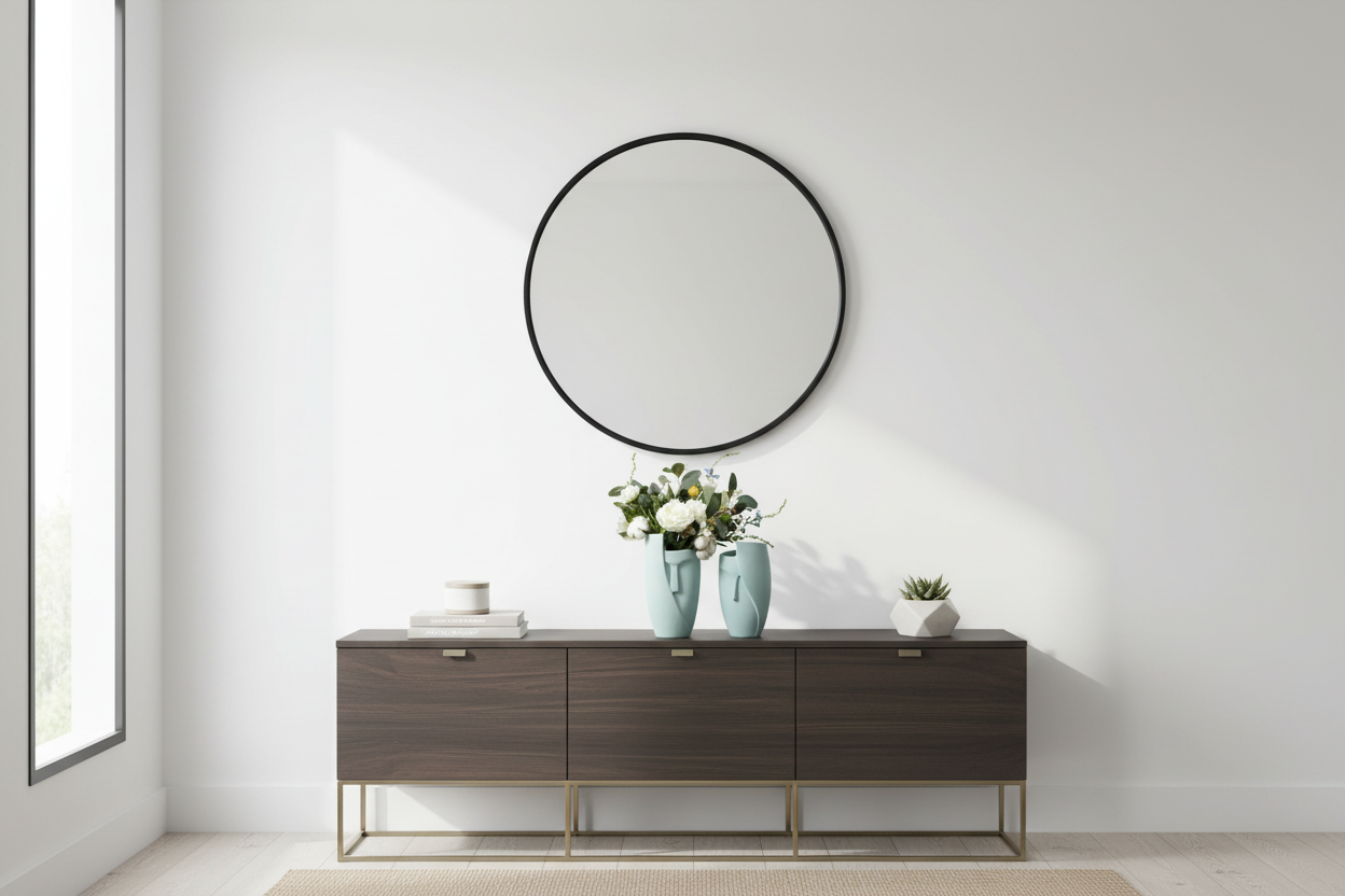 Sophisticated entrance styling