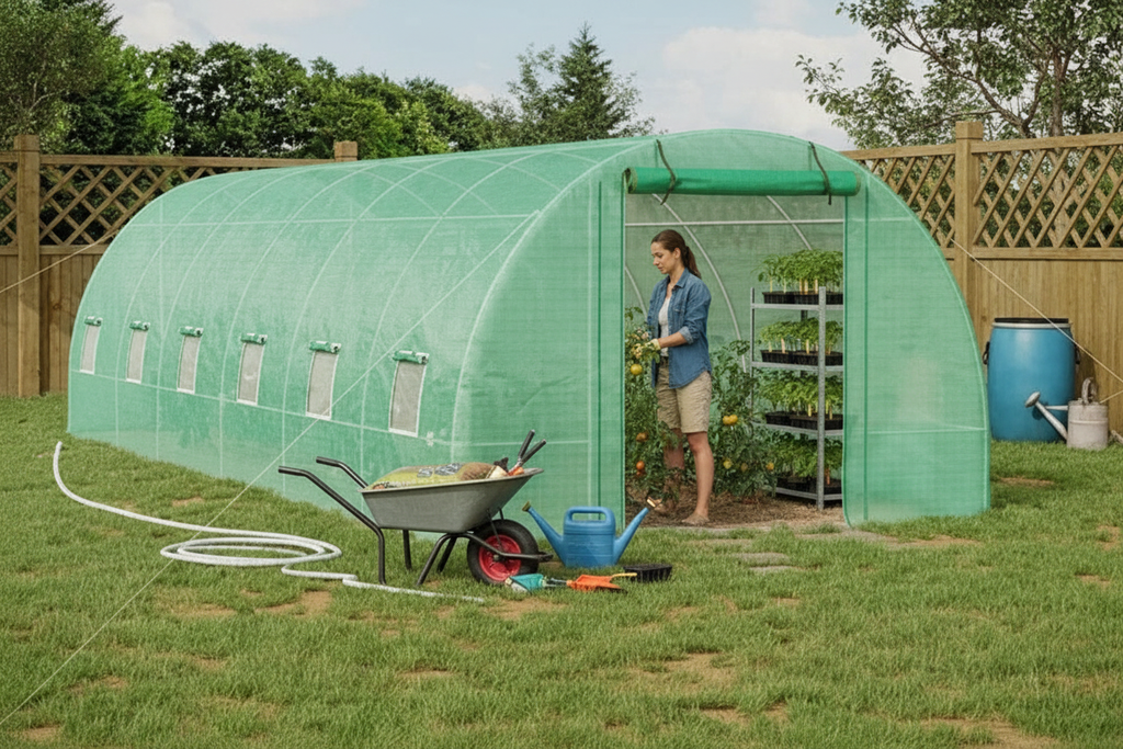 Thriving Backyard Garden