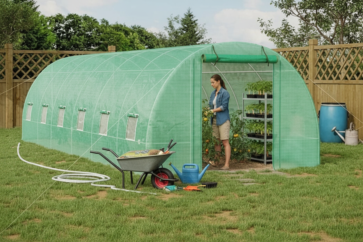 Thriving Backyard Garden