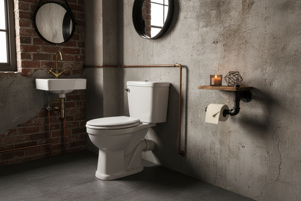 Toilet Paper Holder - Industrial Aesthetic