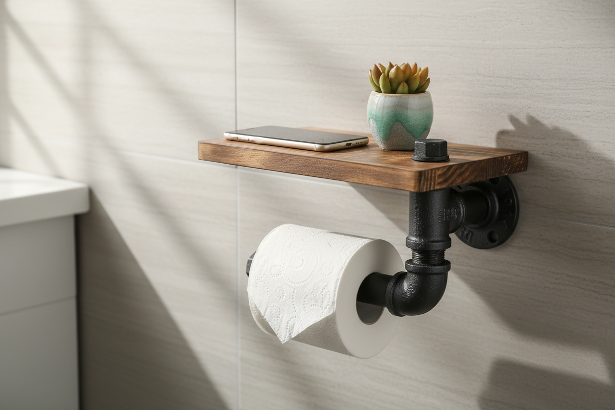 Toilet Paper Holder - Industrial Design