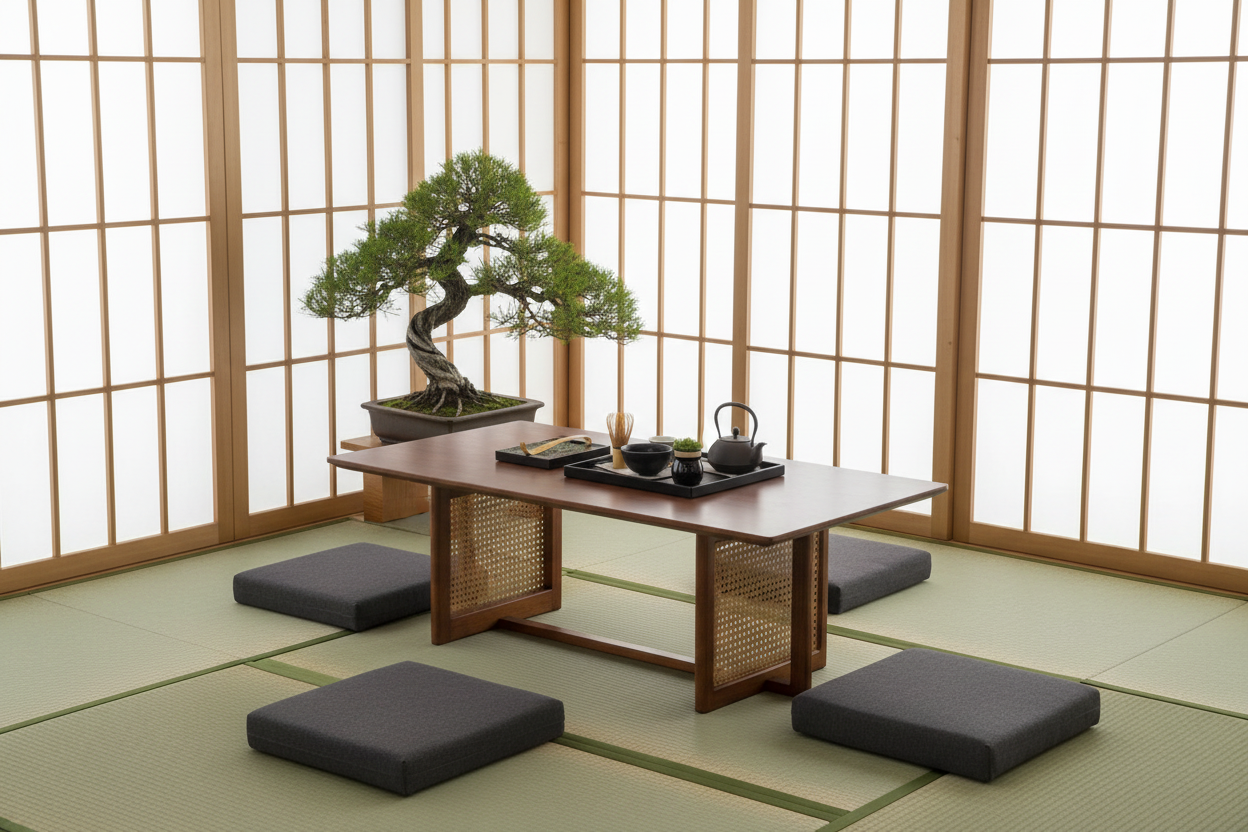 Tranquil minimalist space