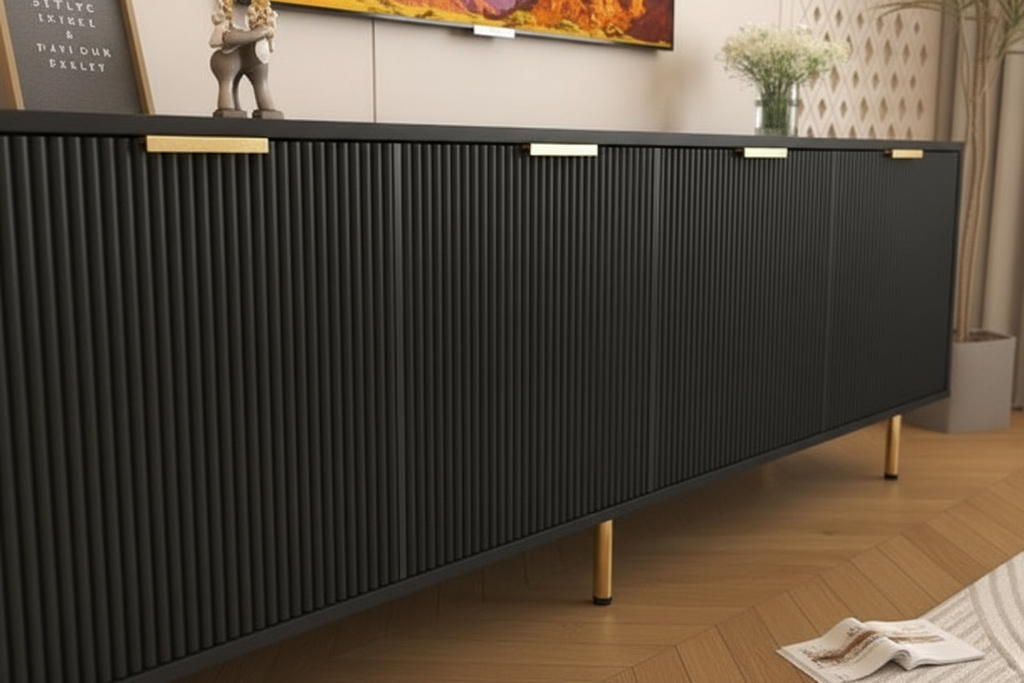 TV Cabinet - Premium Finish Detail