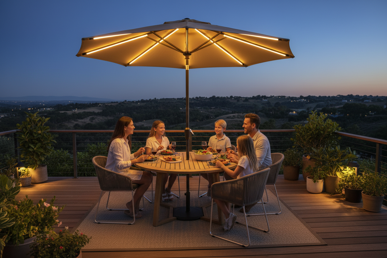 Twilight Outdoor Dining